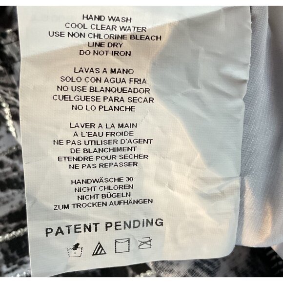 NWT Miraclesuit Chevron Python Siren 1PC Womens Swimsuit L Adjustable Straps NEW - Picture 11 of 14